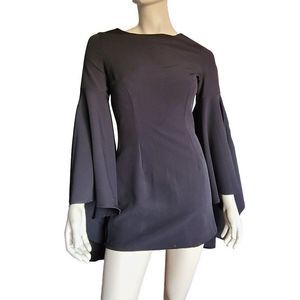 Gothic Flare Sleeve Mini Dress